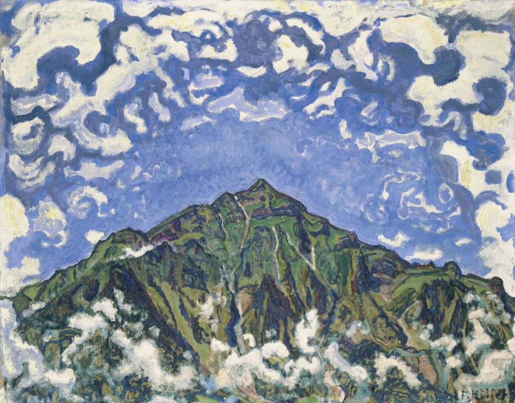 Hodler, MASI Lugano. Il Niesen visto da Heustrich, 1910
