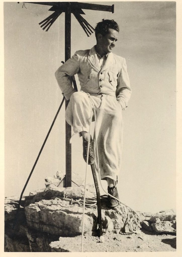 Beppi Reider, il promotore della mobilitazione che fermò la costruzione della strada. Foto Dreizinnenhütte - Rifugio A.Locatelli S.Innerkofler
