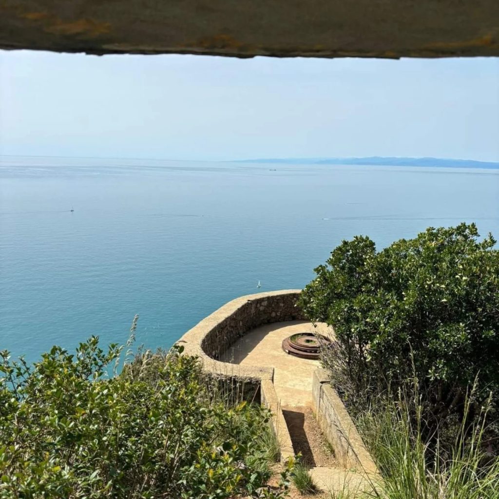 Ex postazioni militari nel Parco di Portofino. Foto FB Parco di Portofino