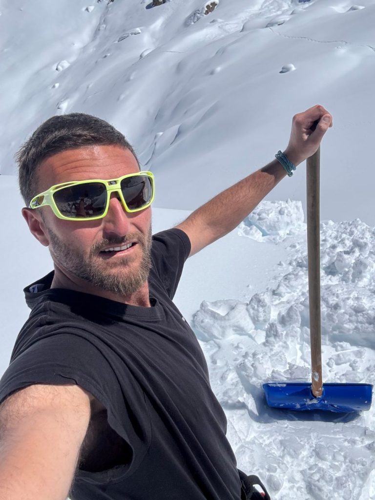 Marco Ghibaudo, gestore del rifugio Remondino