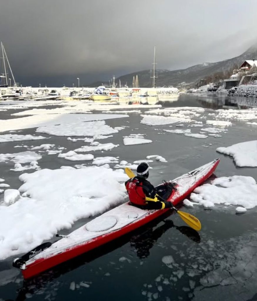 Sul kayak verso Capo Nord