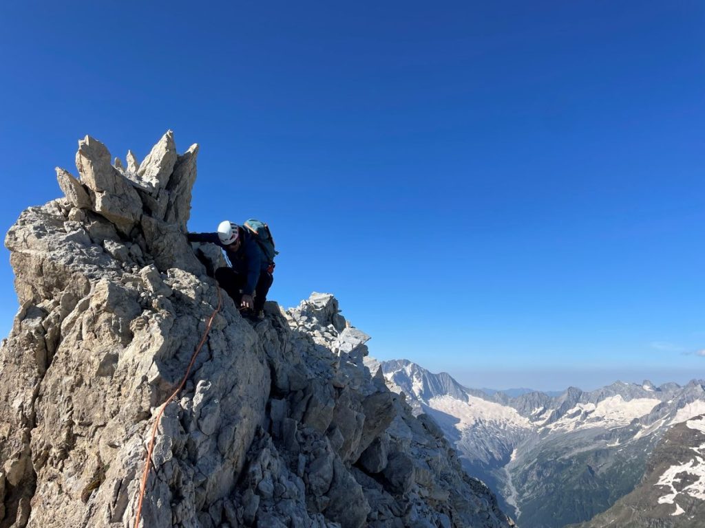 La discesa richiede la stessa presenza mentale dell