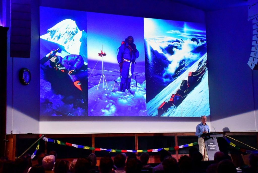 Londra 2023, Stephen Venables parla alle celebrazioni per i 70 anni dell