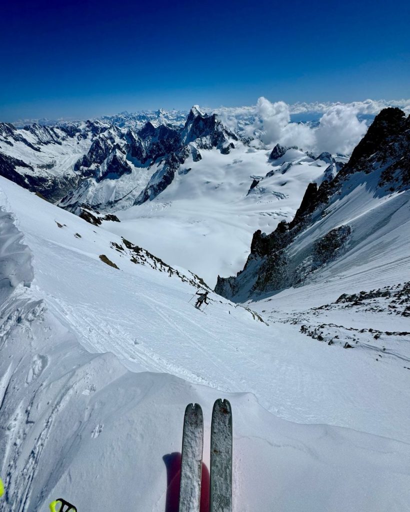 Inizia una nuova discesa. FB Benjamin Védrines - Alpiniste
