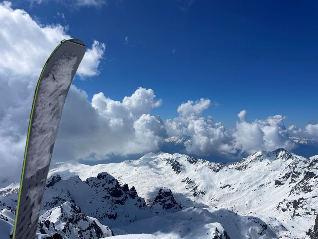 Un saluto, non so se per la neve o per me (foto M. Comi)