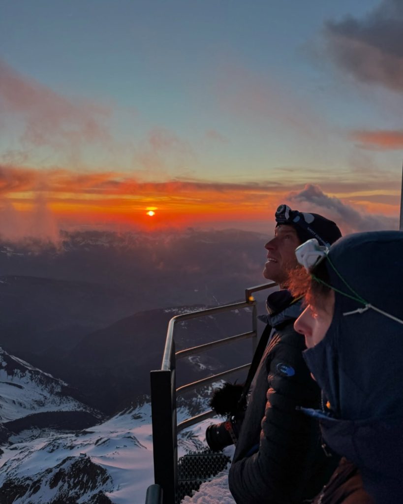 Tramonto. Foto FB Benjamin Védrines - Alpiniste