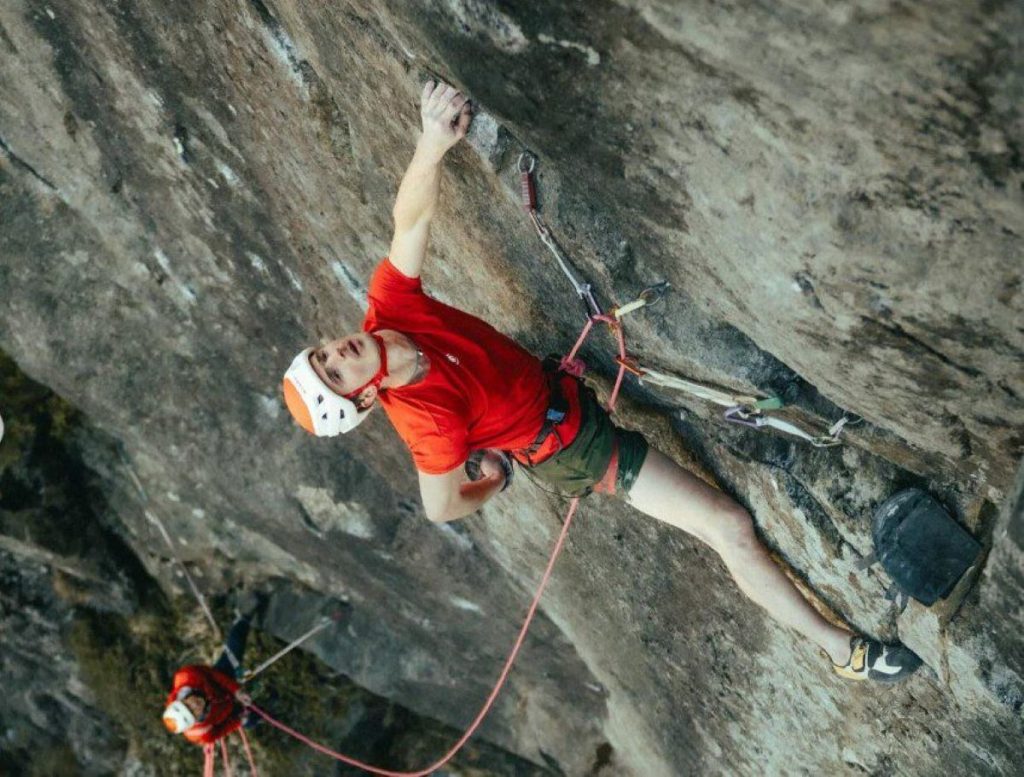 Adam Ondra su Lexicon. Foto IG adam.ondra