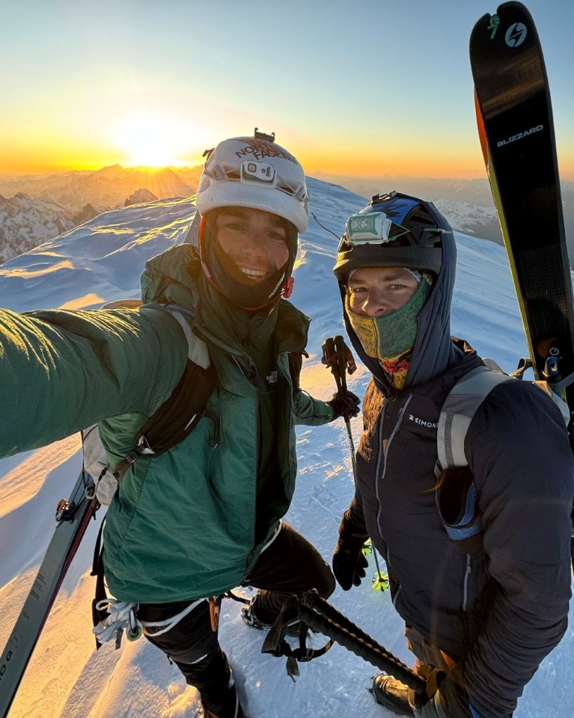 Benjamin Védrines e Nicolas Jean. Foto FB Benjamin Védrines - Alpiniste