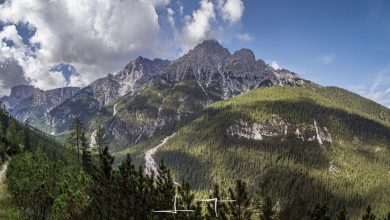 I Baranci dal sentiero che sale al Monte Casella di dentro. Foto Luigi Tassi