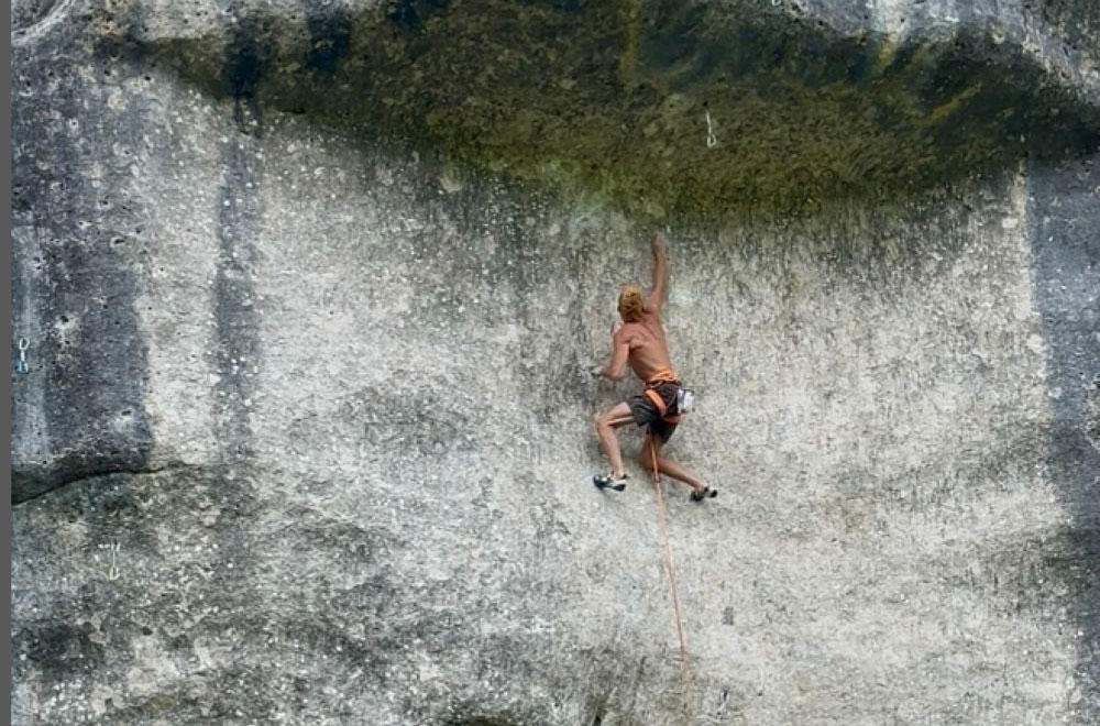 Jules Marchaland chiude il primo 9a di Francia al secondo tentativo