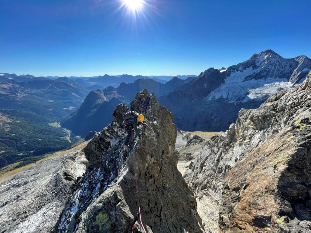 La discesa richiede intuito e predisposizione (foto M. Comi).