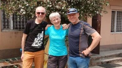 Romano Benet, Nives Meroi e Peter Hamor. Foto FB Romano Benet