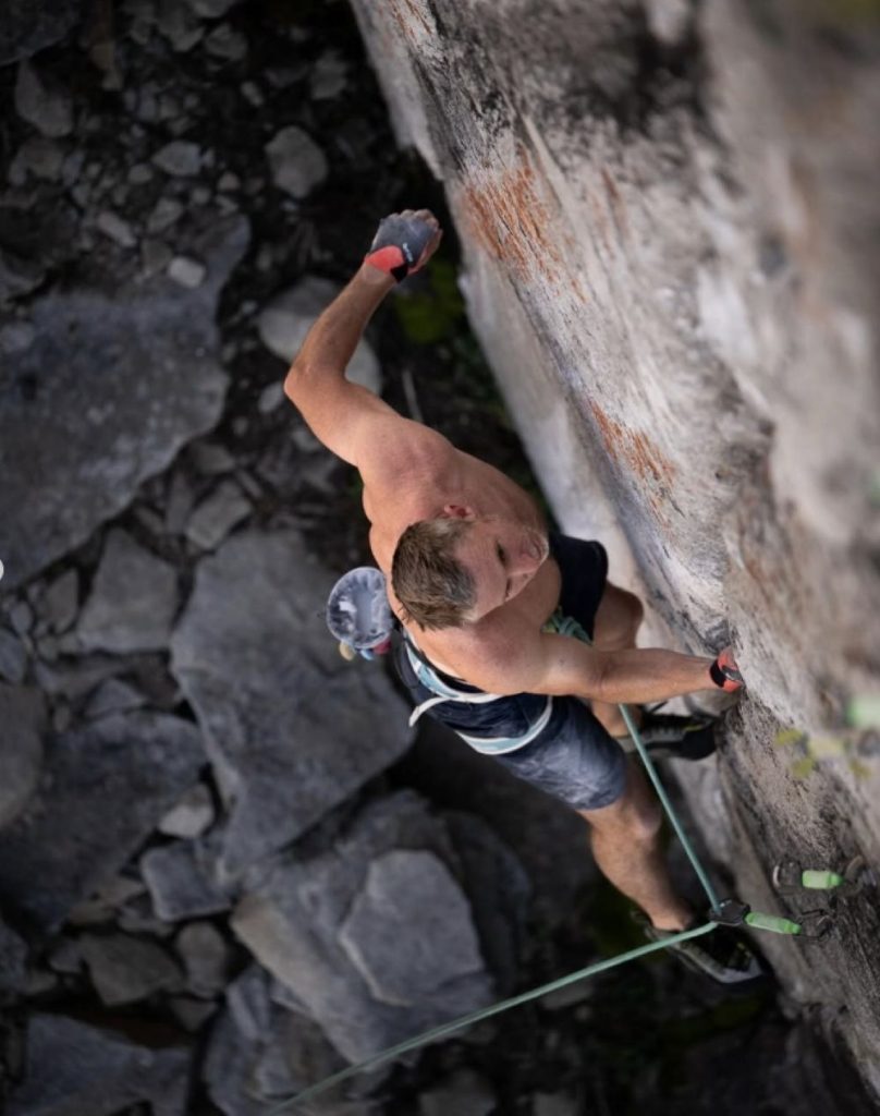 Tommy Caldwell su Empath. Foto IG tommycaldwell