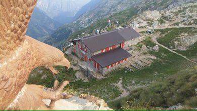  Il rifugio Nani Tagliaferri nelle Orobie bergamasche