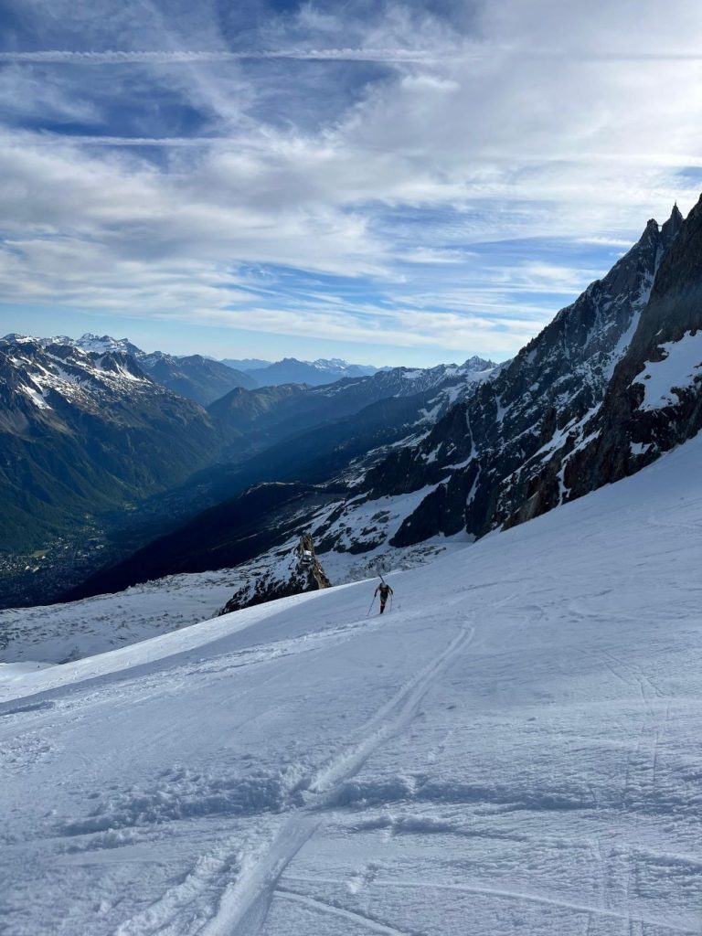 Boffelli durante la salita