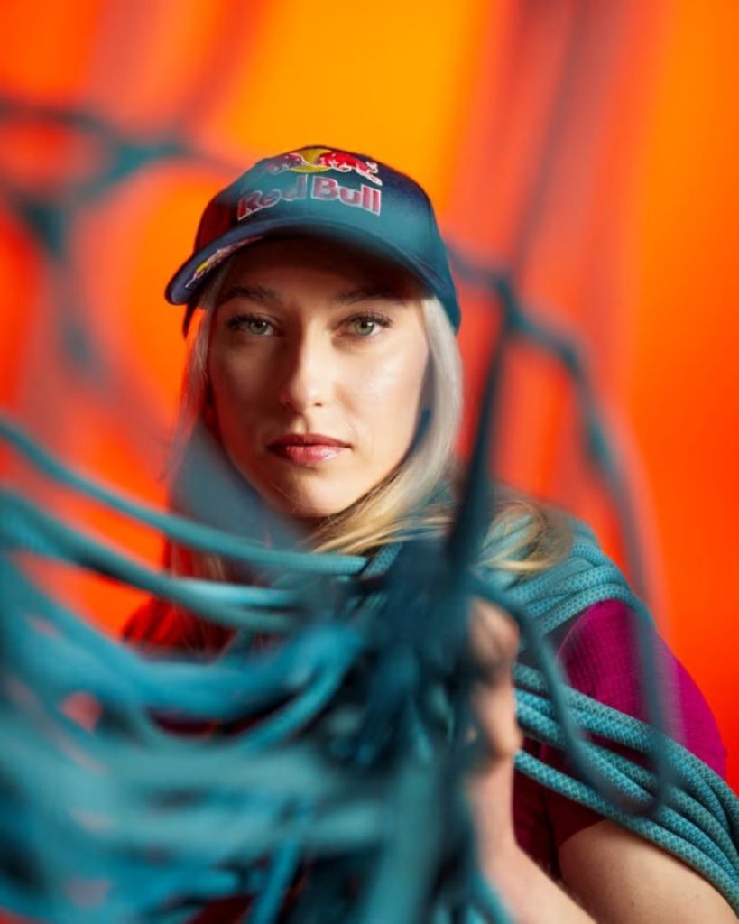 Jania Garnbret @ Philip Platzer-Red Bull