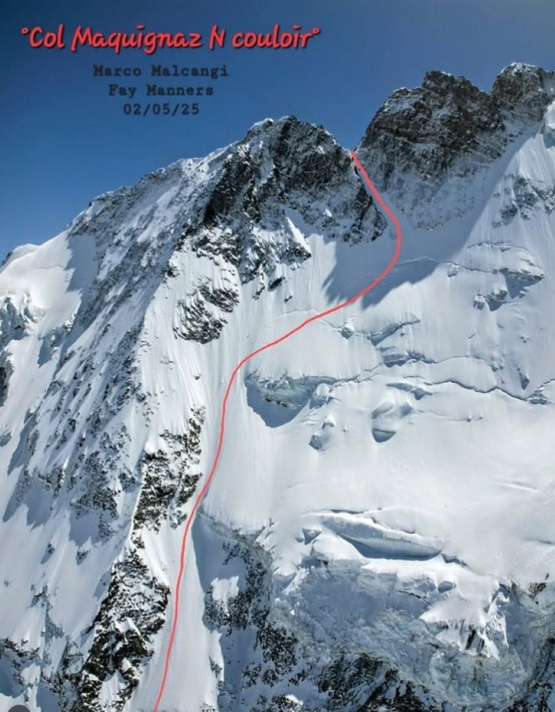 La linea di Serac Umgehung @IG faymanners