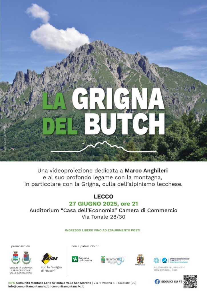 La locandina della serata