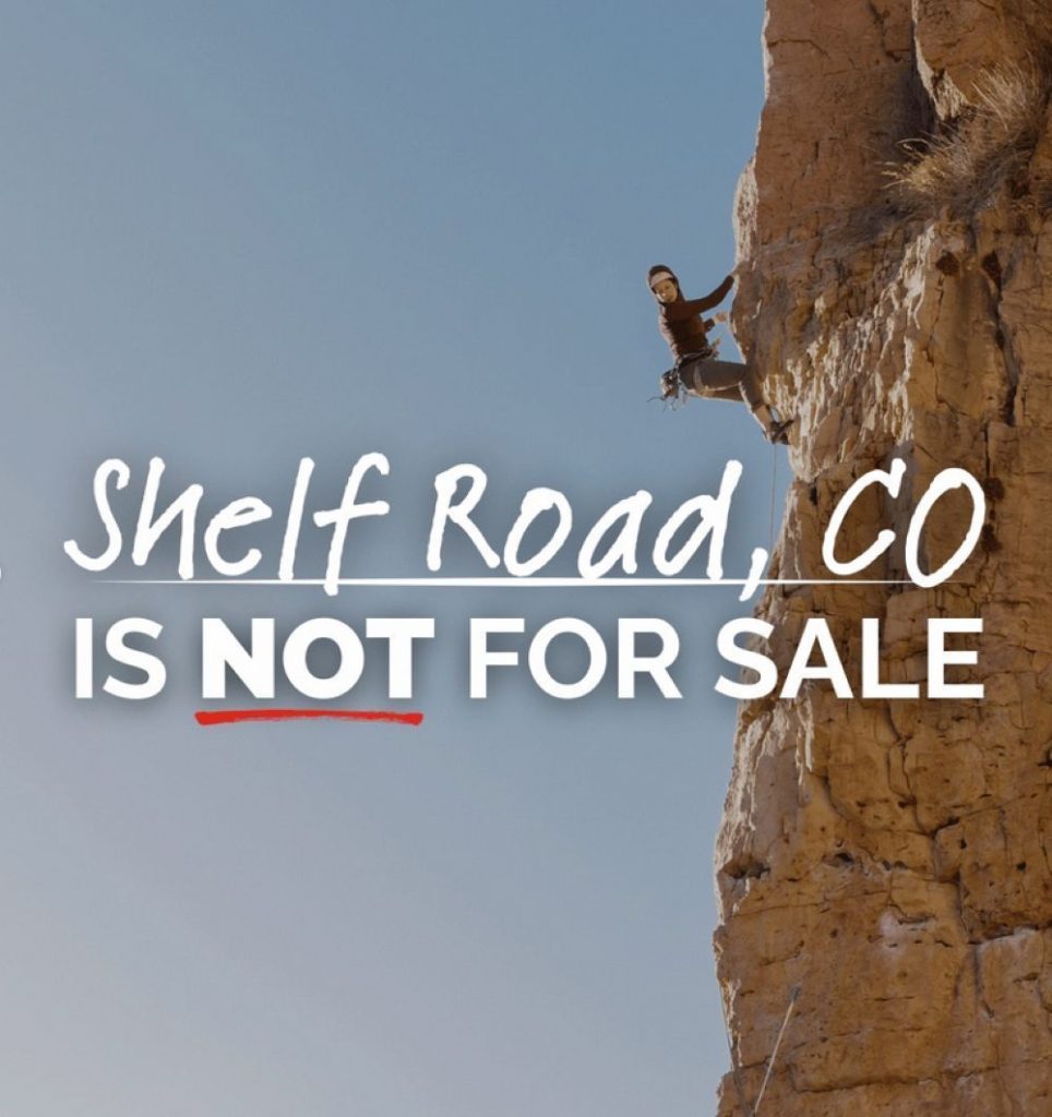 Shelf Road, in Colorado. Anche questa area di arrampicata è nell