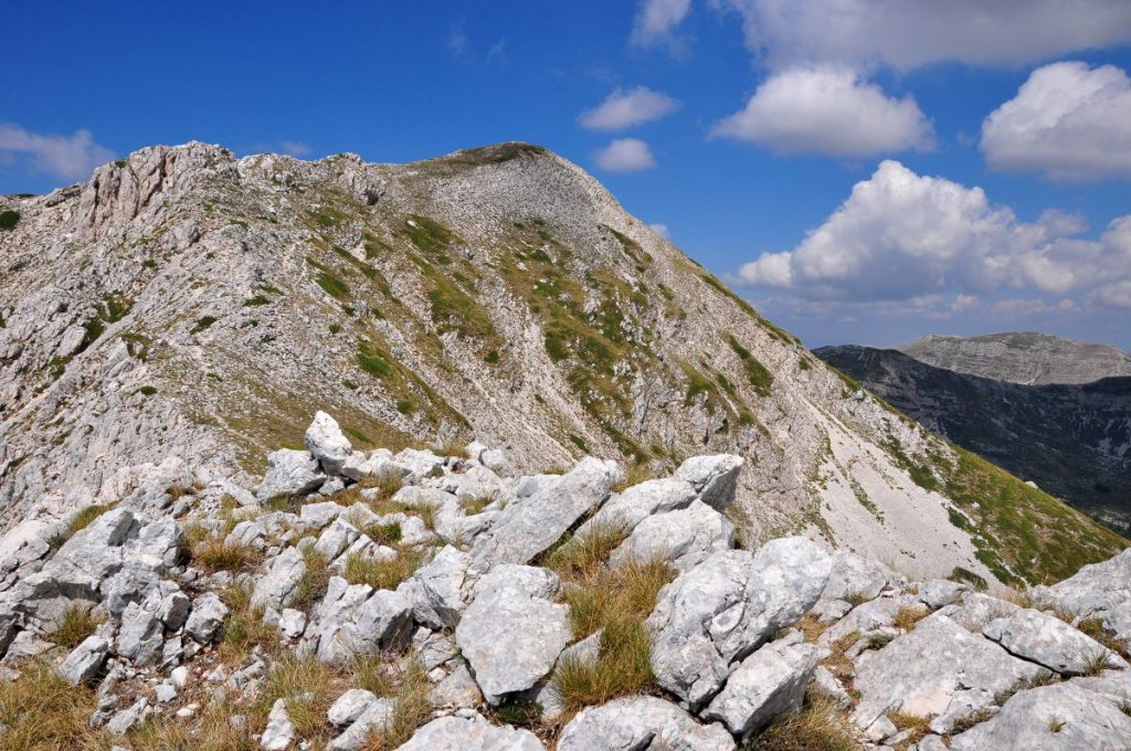 La Punta Trento vista dalla Punta Trieste, foto Stefano Ardito