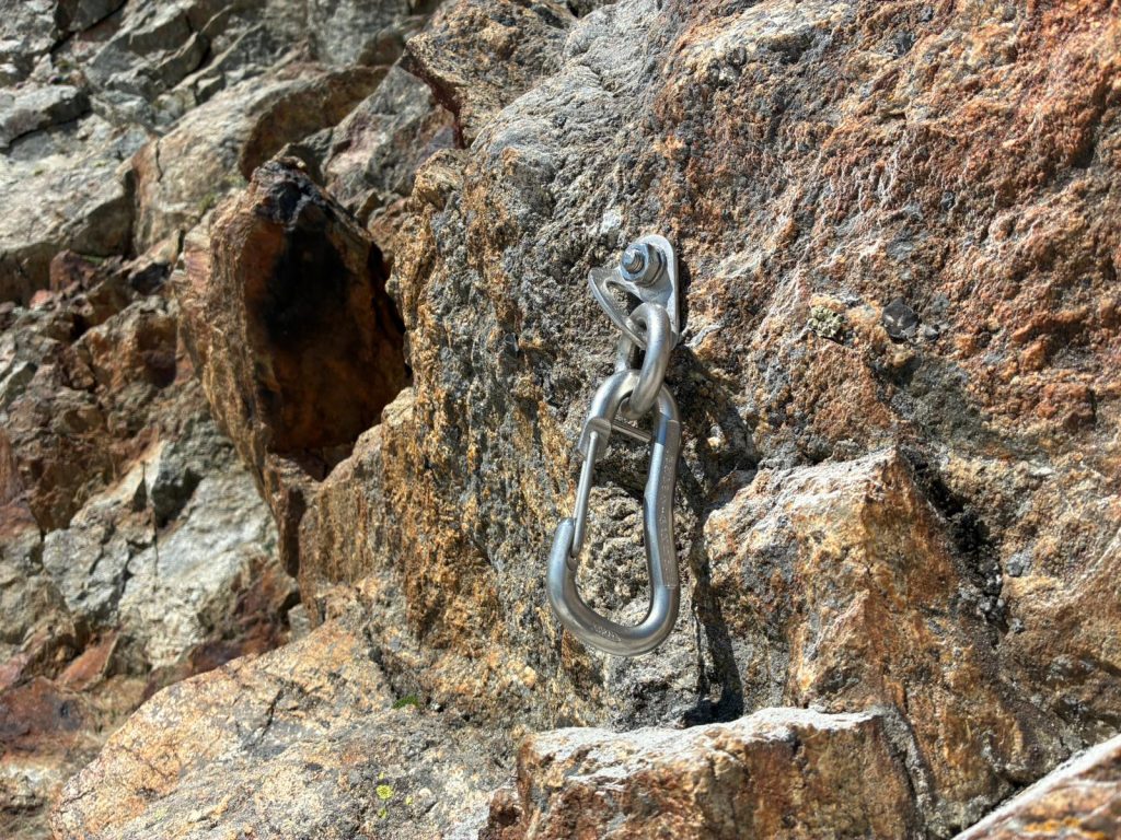 Materiale utilizzato sulla Via Normale dell