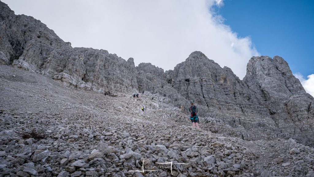 Arrivando a Cima Osservatorio. Foto Luigi Tassi