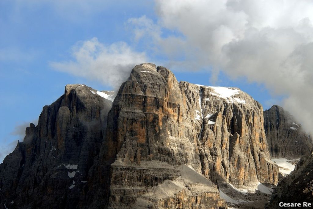 Il Crozzon di Brenta e la Cima Tosa. Foto Cesare Re
