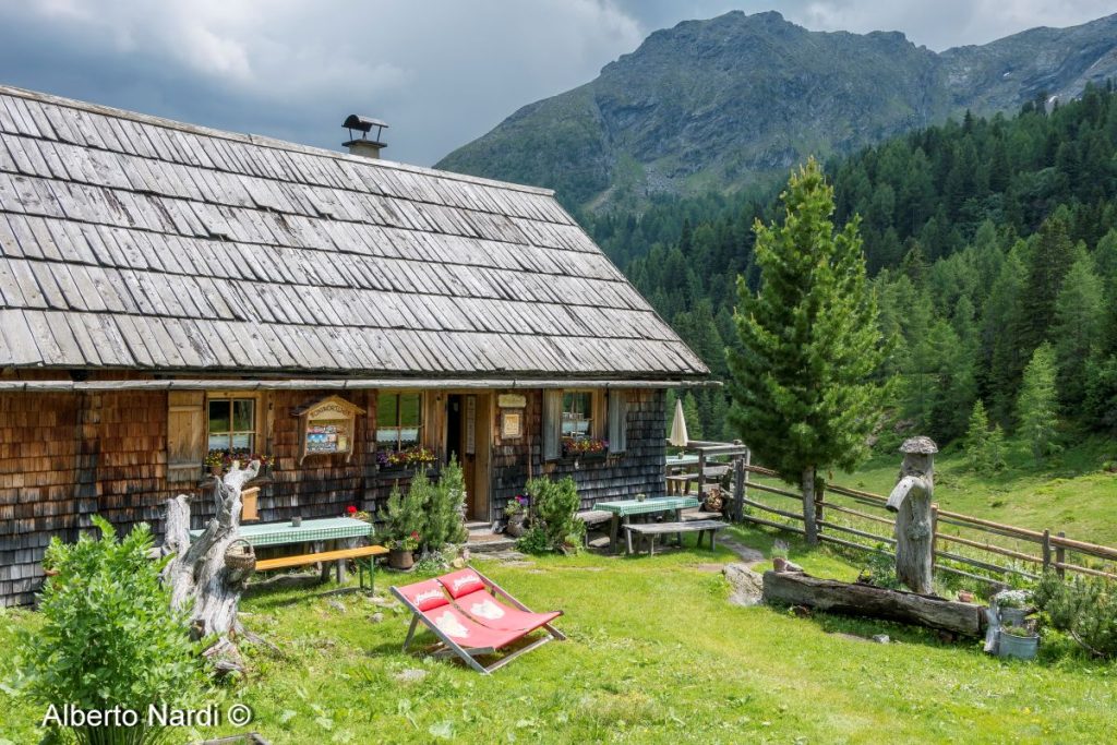 La Tonimortlhutte (1.700 m), meta dell