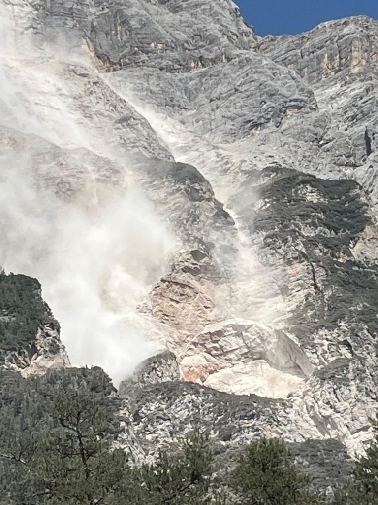 La frana della Croda Marcora @guidecortina.it