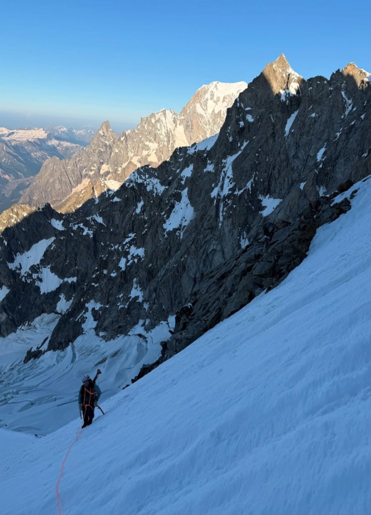 Un momento della salita. IG Vivianbruchez