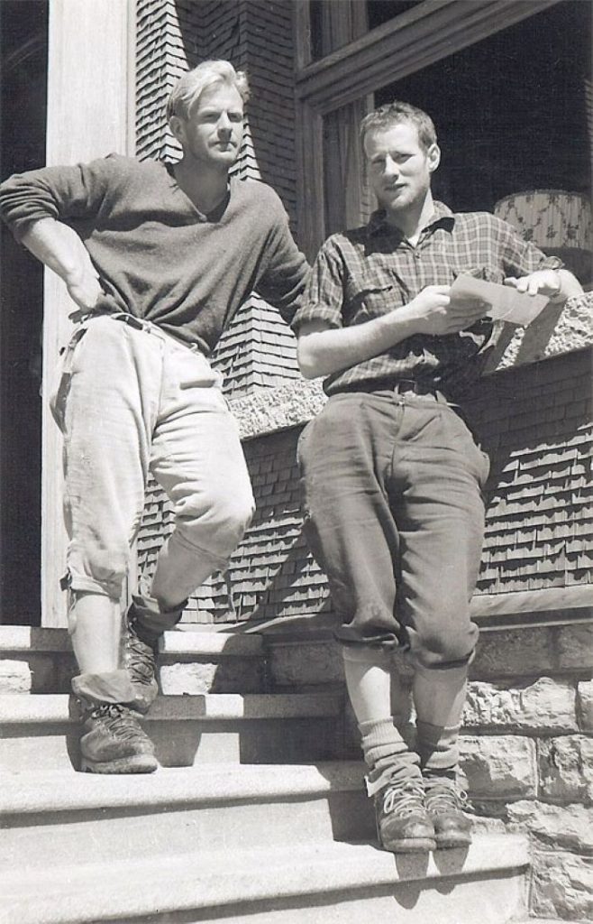 John Harlin II con Konrad Kirch nel 1962