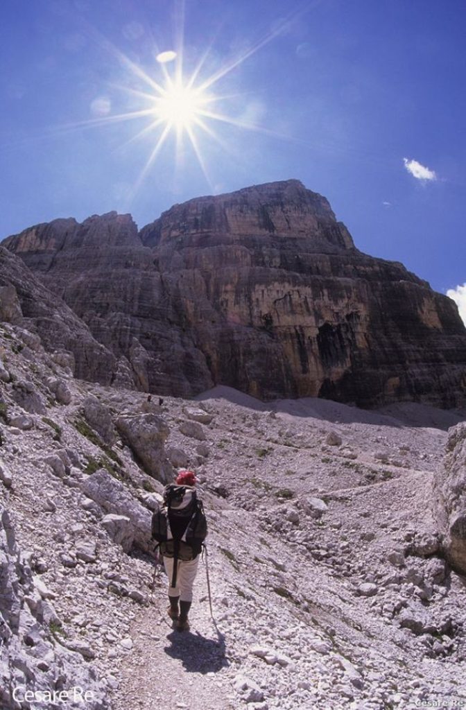 Verso il Rifugio Giussani. Foto Cesare Re