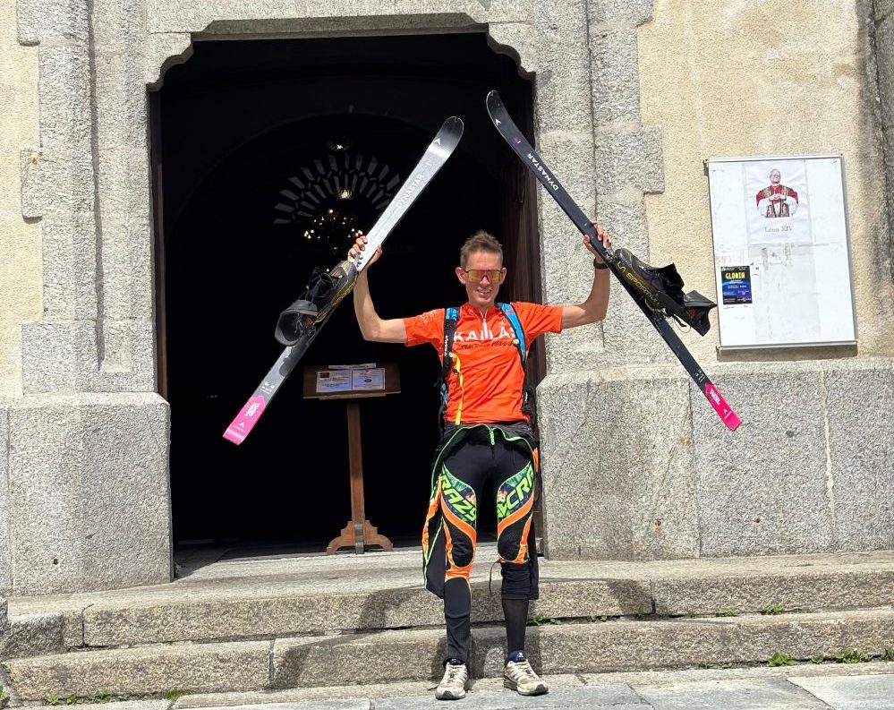 William Boffelli a tempo di record sul Monte Bianco