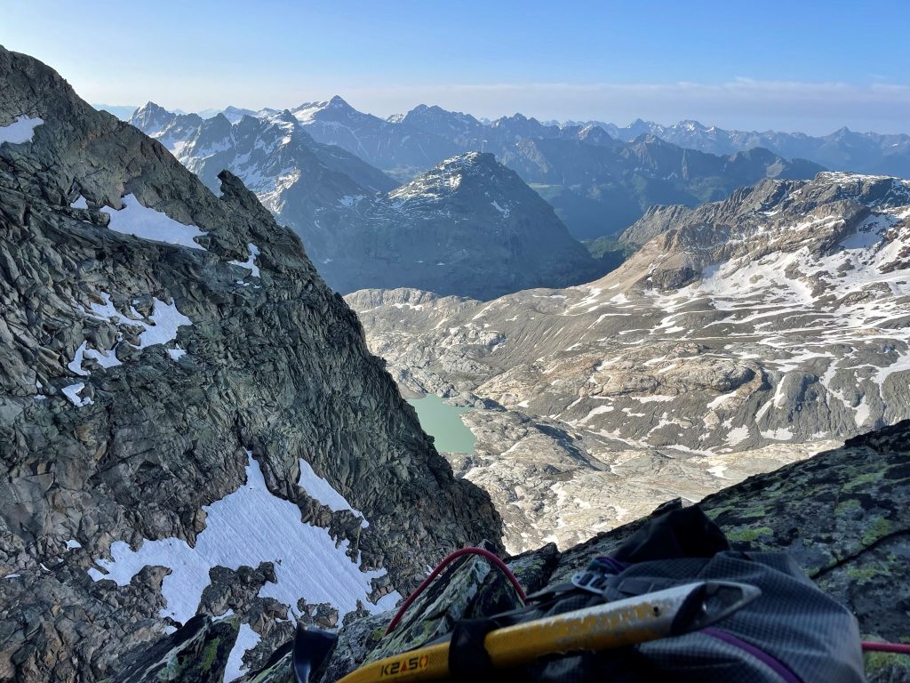 Un concentrato di alpinismo completo, esigente, silenzioso, foto M. Comi.