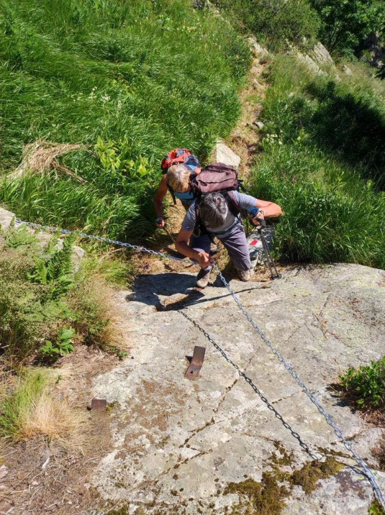 Breve tratto attrezzato lungo il Sentiero Clerico @ CAI Peveragno