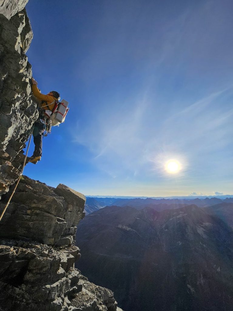 La salita si è svolta principalmente su roccia con difficoltà fino a 6C @ Hermanos Pou