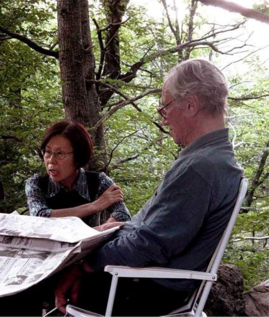 Mieko e Fosco Maraini alla Pasquìgliora, foto Casanovi