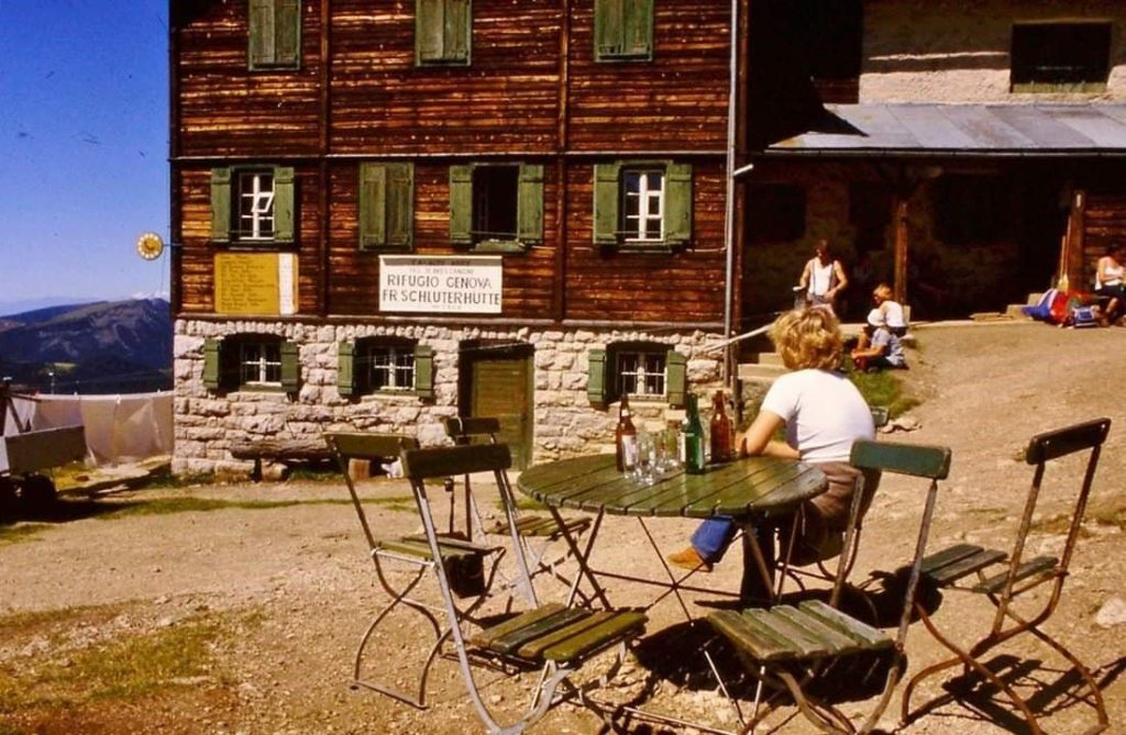 Il Rifugio Genova negli anni Settanta