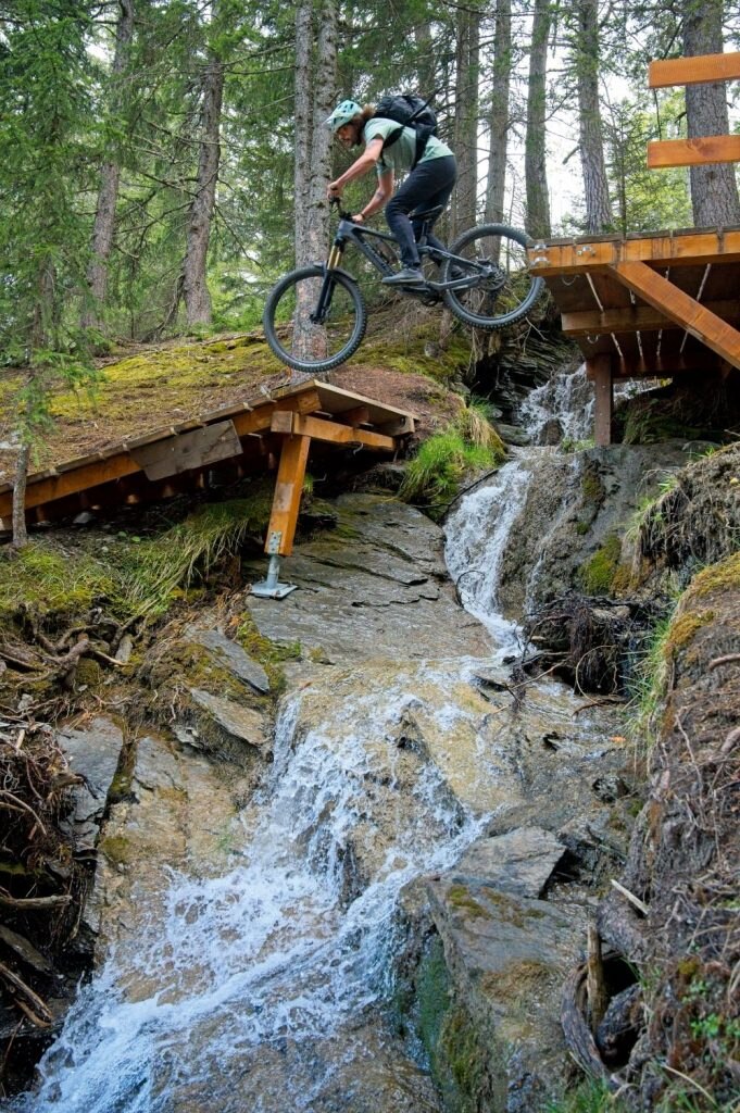 Percorso gara Lac de Chermignon. Foto Umberto Isman