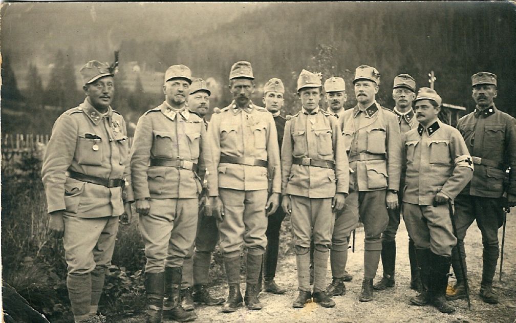 Sepp Innerkofler e la Pattuglia volante. @Dolomitenkriegsarchiv - Archivio storico delle Dolomiti in Guerra