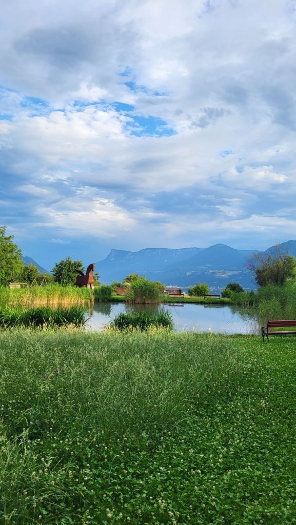 Il parco Burglehen nel borgo di Dorf Tirol - Tirolo. Foto Monica Malfatti