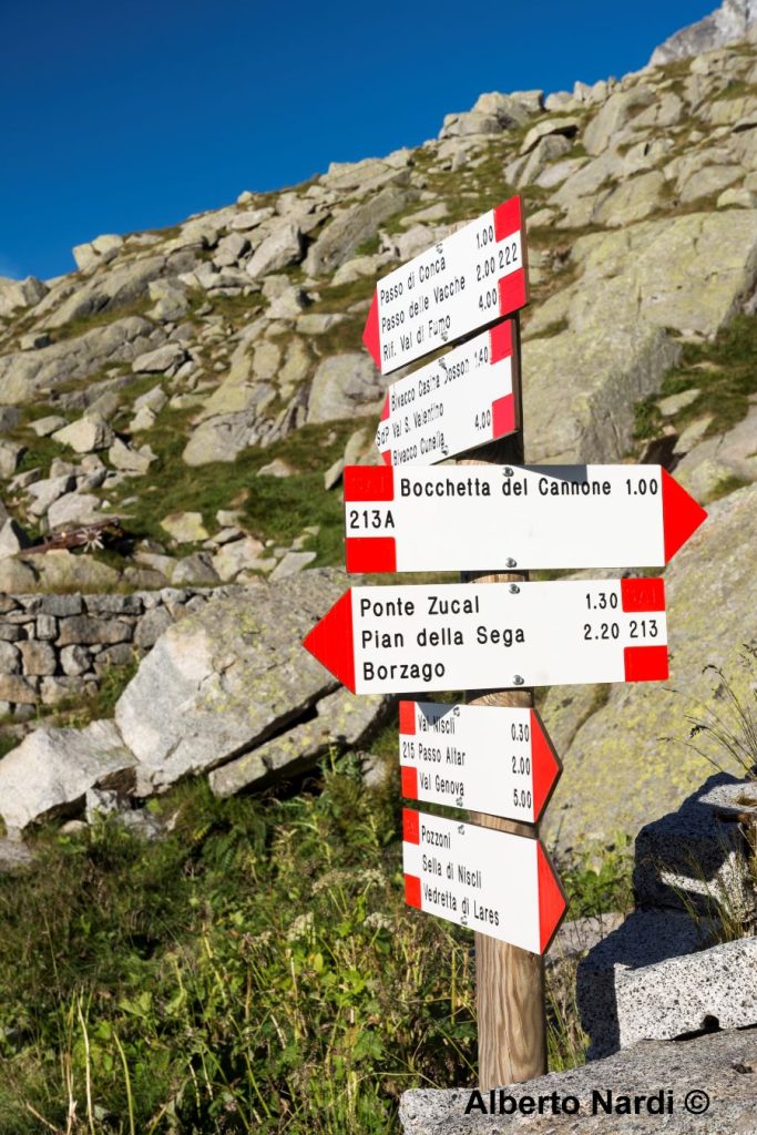 Indicazioni. Foto Alberto Nardi