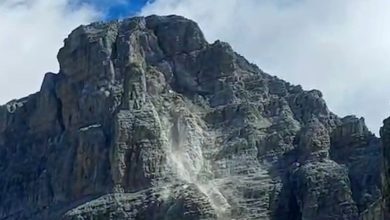 La frana di Cima Falkner