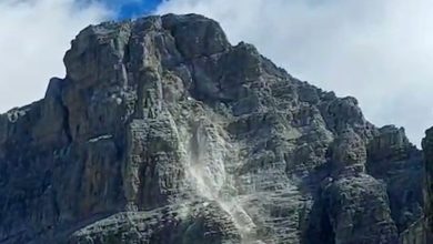 La frana di Cima Falkner