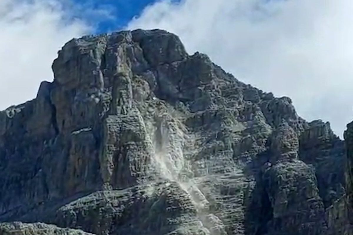 La frana di Cima Falkner