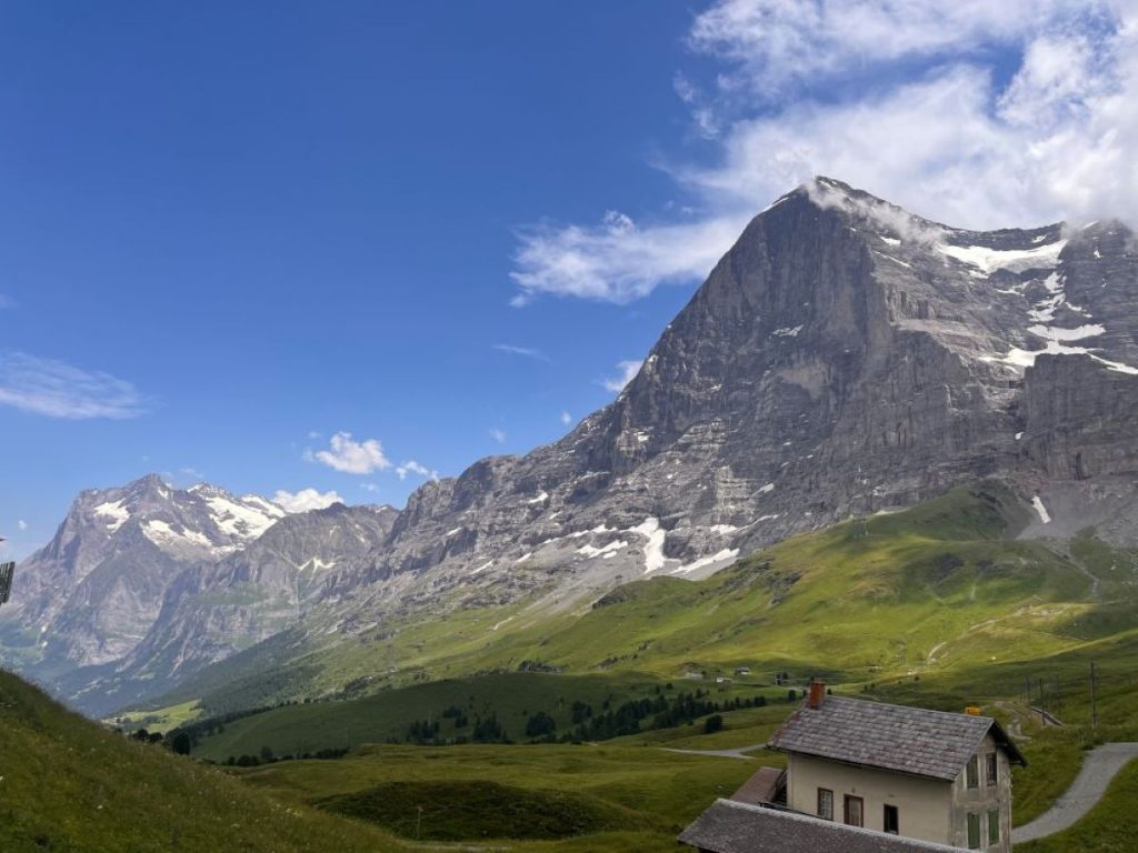 La parete nord dell'Eiger. Foto Deborah Bionaz