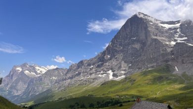 La parete nord dell'Eiger. Foto Deborah Bionaz