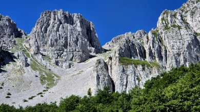 Monte Sirente, l'Altare della Neviera, foto Stefano Ardito