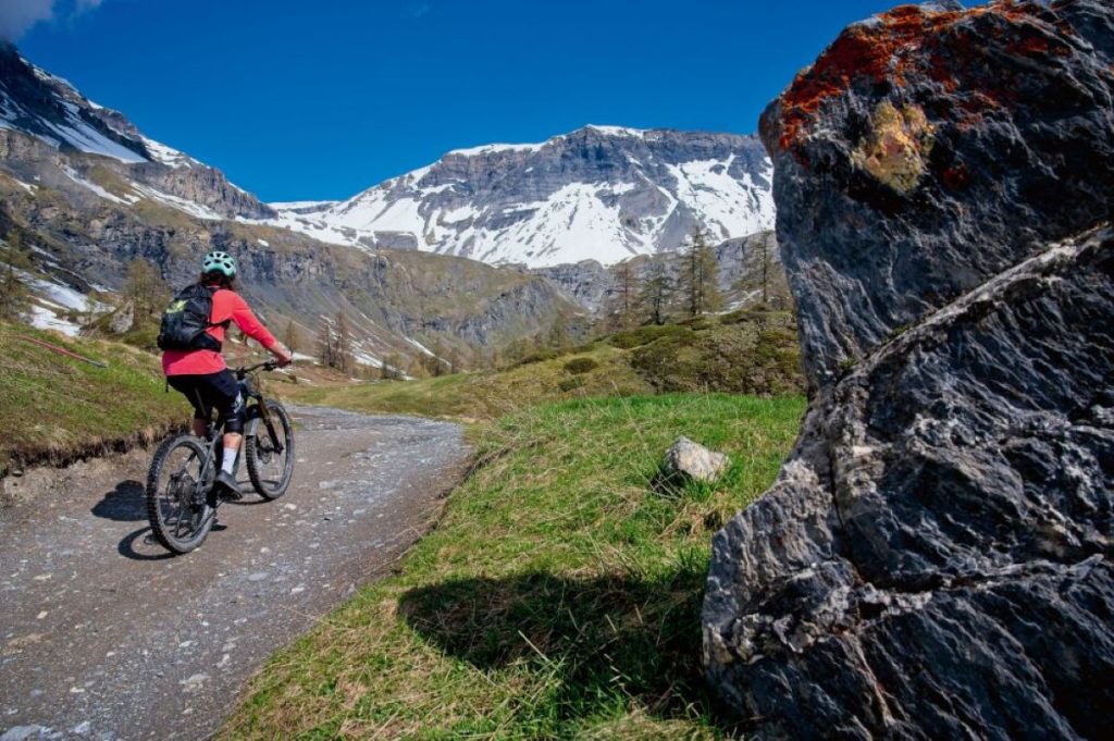 Nella Val de la Tièche, alle spalle di Crans Montana. Foto Umberto Isman