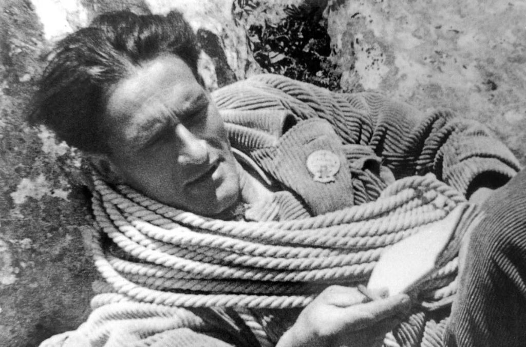 Soldà in un' immagine del libro Gino Soldà - Una vita straordinaria
